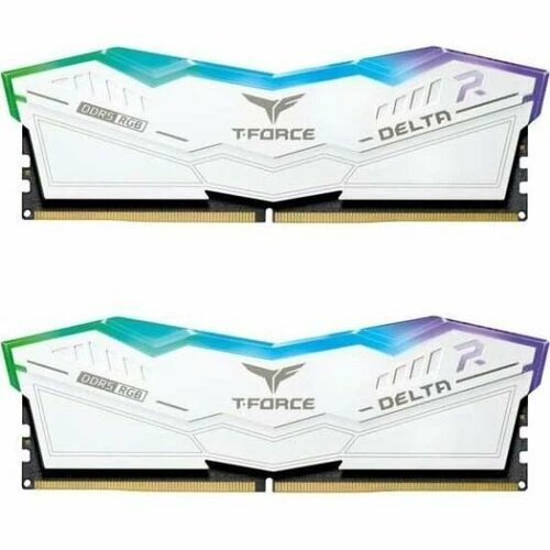 Модуль памяти DDR5 TEAMGROUP T-Force Delta RGB 32GB 2x16GB 5600MHz CL32 32-36-36-76 12V 2311100₽
