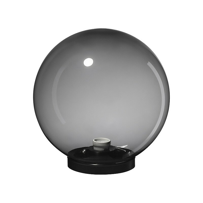 Светильник НТУ 03-100-302 шар d_300 мм IP54 (дымчатый ПММА основание плоское ПК 145 Е27) TDM SQ0330-0633 (1 шт.)