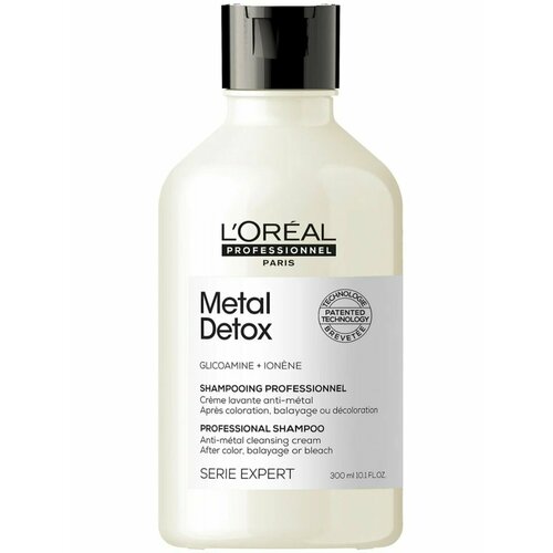 Loreal Metal Detox - Шампунь для восстановления волос 300 мл