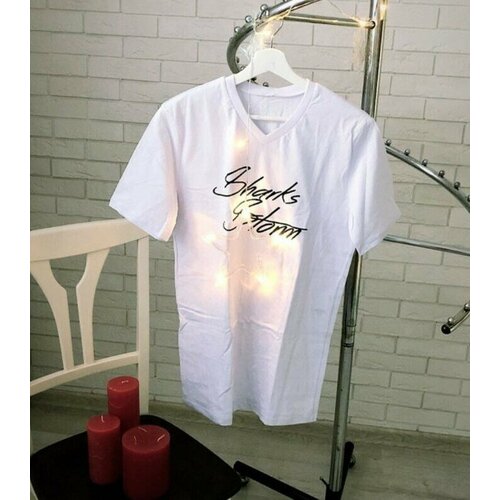 фото Футболка basia, размер 48, белый