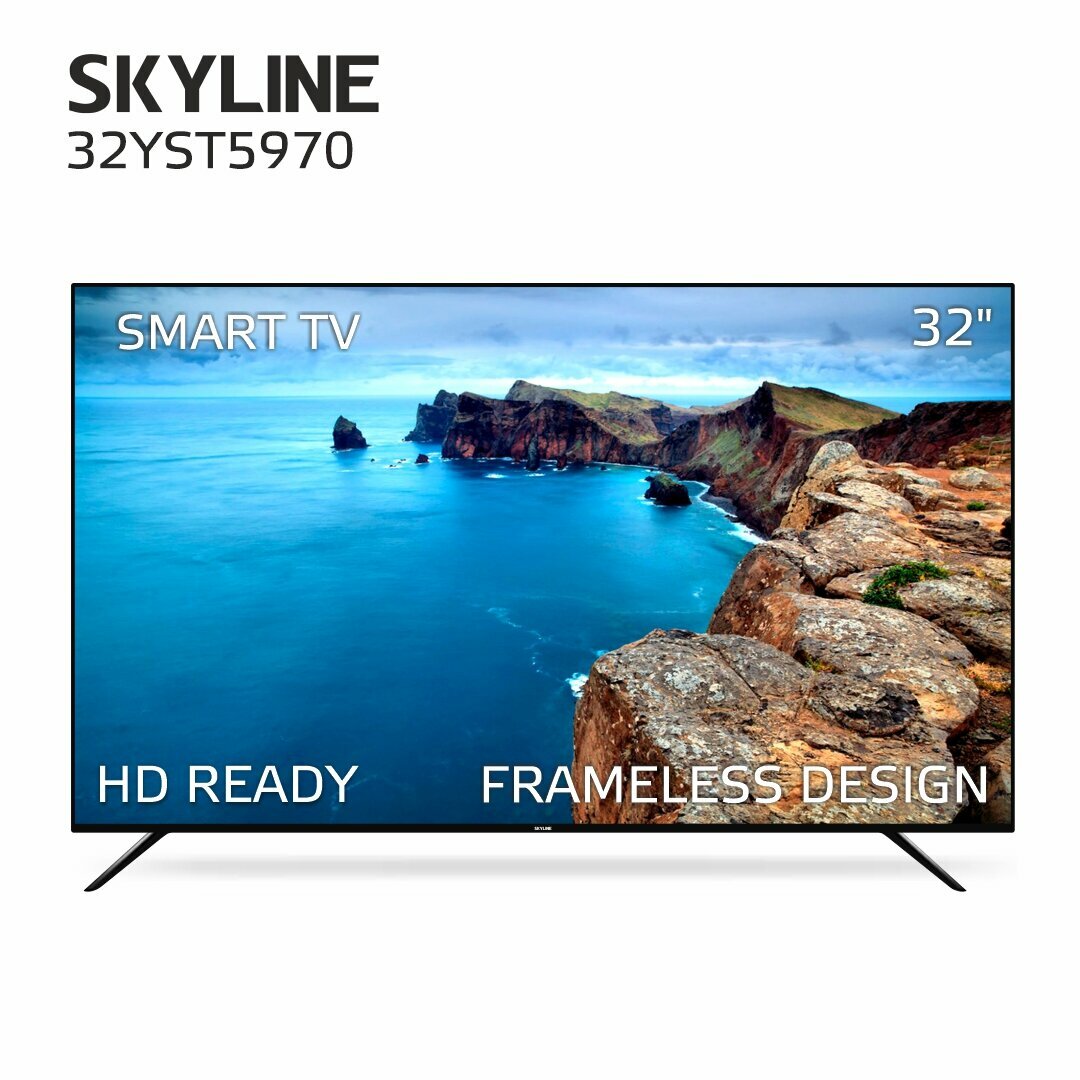 32" Телевизор SkyLine 32YST5970 Rev3 2023 LED, черный