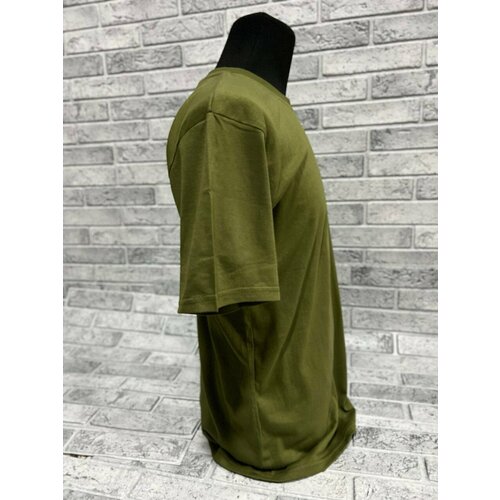 фото Футболка, размер 54, зеленый, хаки m.r trade textile