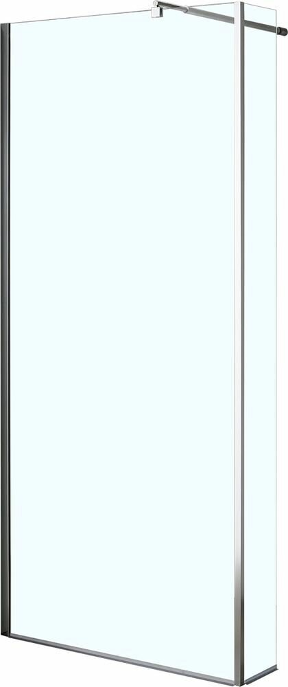фото Душевая перегородка Loranto Walk-in 90 см CS-L801 90, хром/прозрачное