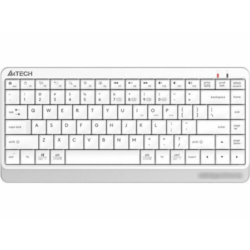 Клавиатура A4Tech Fstyler FBK11 белыйсерый USB BTRadio slim 178700₽