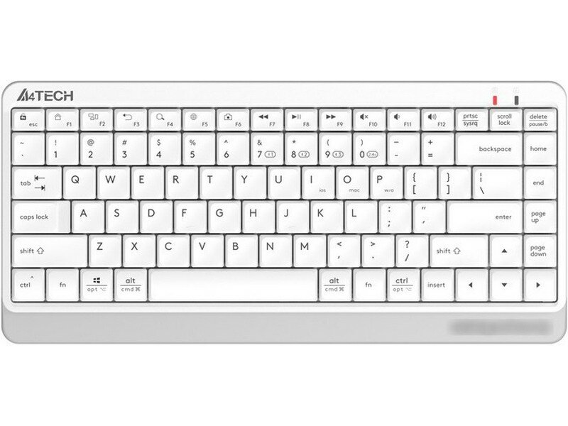 Клавиатура A4Tech Fstyler FBK11 белый/серый USB BT/Radio slim