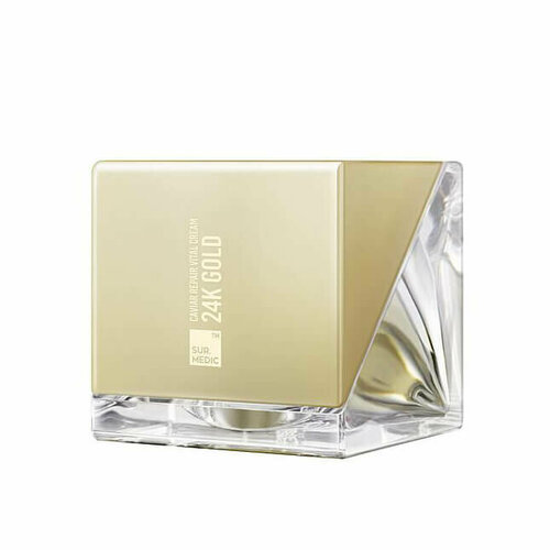 Крем для лица с экстрактом икры и золотом | Sur. Medic+ Caviar Repair Vital Cream 24K Gold 55g