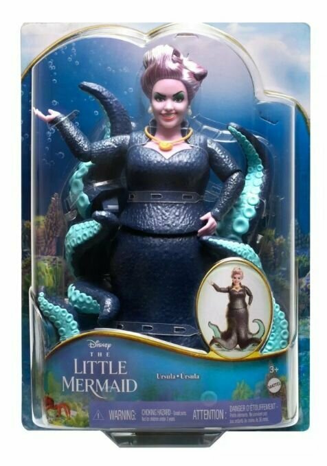 Disney The Little Mermaid Кукла Урсула 30 см HLX12