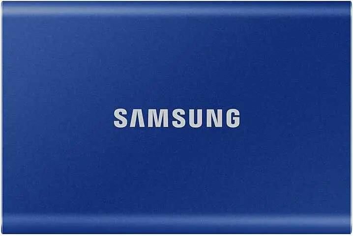 Внешний диск SSD Samsung T7 MU-PC1T0H/WW, 1ТБ, синий