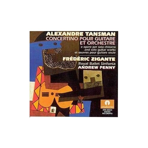 AUDIO CD Tansman: Concertino pour guitare et orchestre and Solo Guitar Works