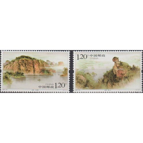 Почтовые марки Китай 2007г. Золотое озеро Природа, Туризм MNH почтовые марки китай 2015г западное озеро озеро mnh