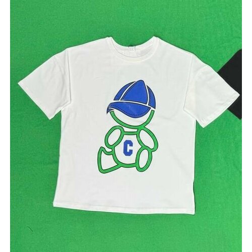 фото Футболка, размер 158, белый superkinder