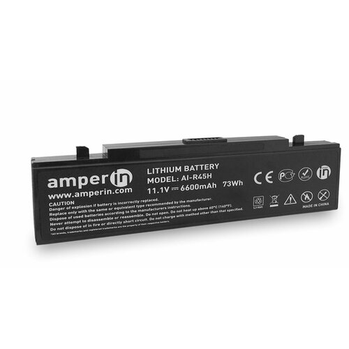 аккумуляторная батарея усиленная amperin для ноутбука samsung aa pb6nc6w 11 1v 6600mah Аккумулятор усиленный Amperin для Samsung AA-PB8NC3W 11.1V (6600mAh)