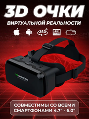 Очки виртуальной реальности для смартфона 3D игровые очки для детей, для игр на телефоне Android или iPhone, шлем виртуальной реальности 3Д виар