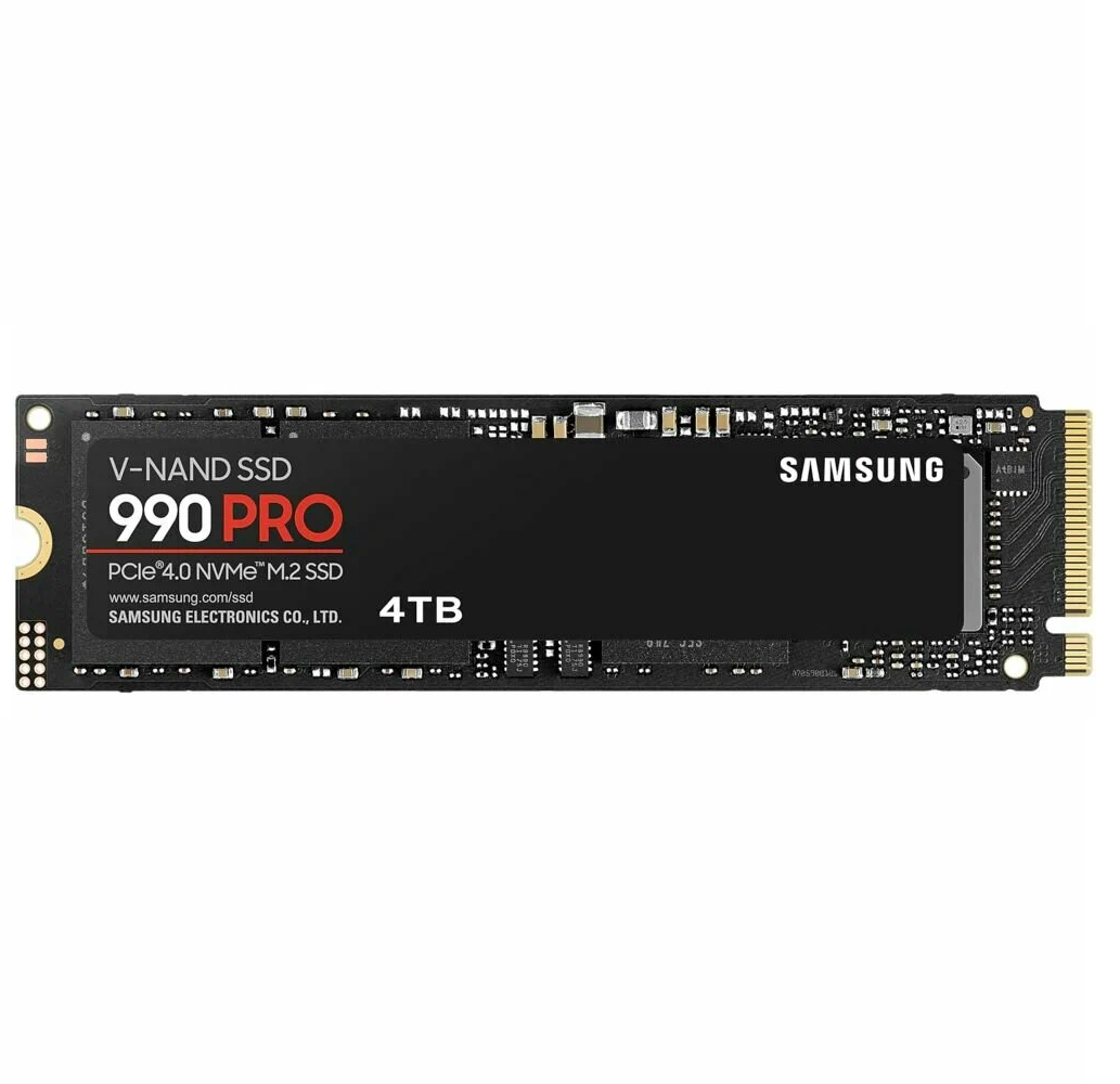 Внутренний SSD диск SAMSUNG 990 PRO 4000GB, M.2 (MZ-V9P4T0BW)