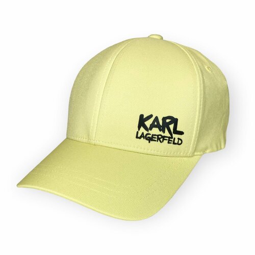 бейсболка karl lagerfeld размер one size лиловый Бейсболка Karl Lagerfeld, размер One size, желтый