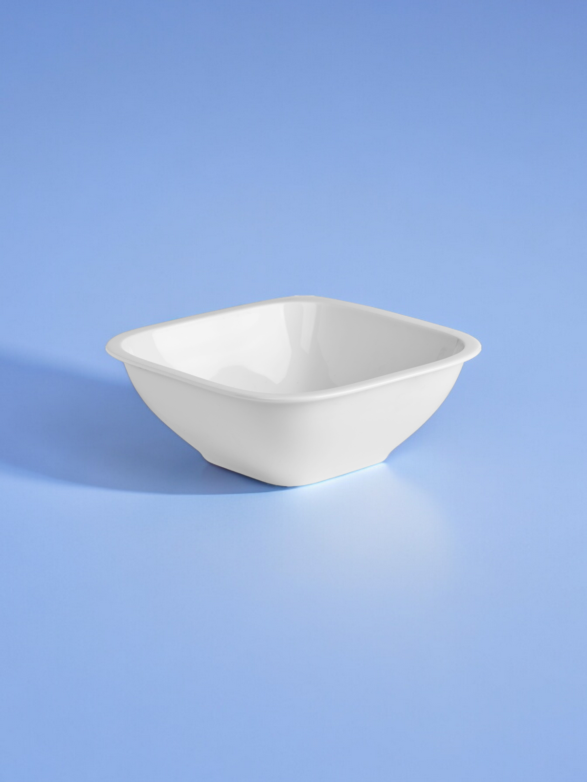 фото Салатник Lubiana квадратный Лайк 1л, 240х240х90мм, фарфор, белый