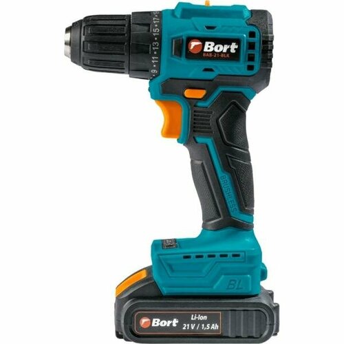 Дрель-шуруповерт аккумуляторная 93413526 BAB-21-BLK BORT 8190₽