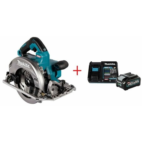 Пила дисковая MAKITA XGT аккумуляторная HS004GD401 акк L4040 40 В 40 Ач 1шт и ЗУ DC40RA 57018₽