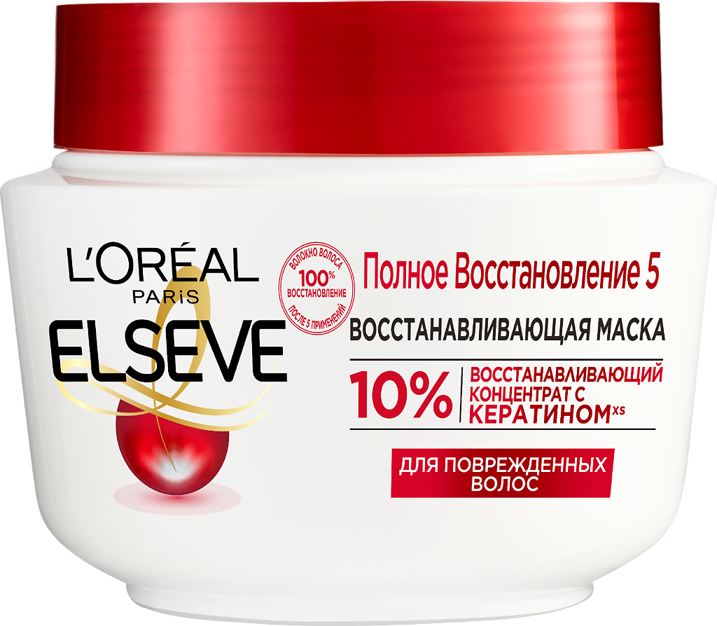 Loreal Elseve Полное восстановление 5 Маска для волос восстанавливающая 300 мл 1 шт