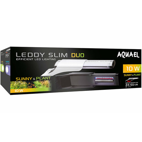 Светильник для аквариума Aquael Leddy Slim Duo Sunny & Plant черный 10 Вт