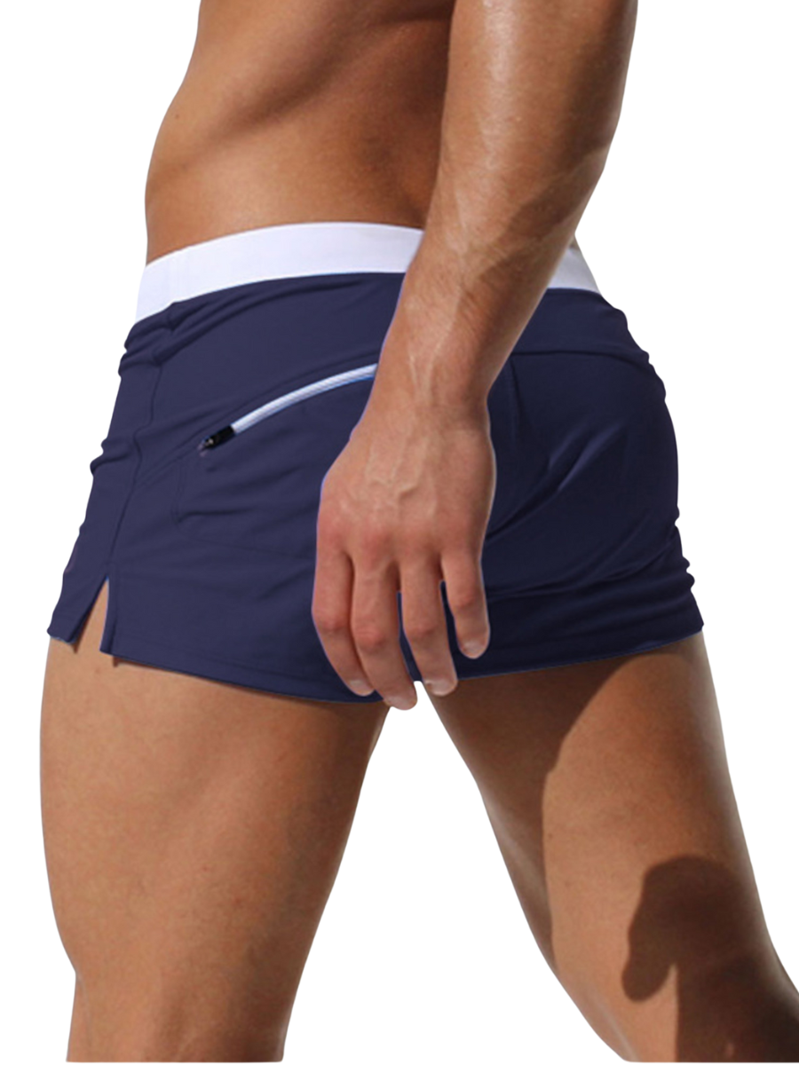 Плавки Romeo Rossi, размер XXXL, темно-синий/белый — фото 1