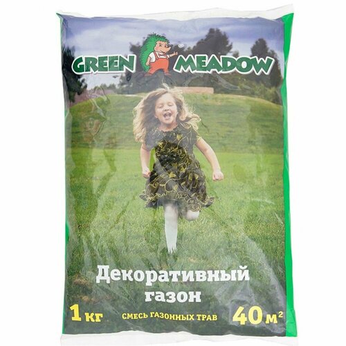 Семена газона GREEN MEADOW Декоративный стандартный газон 1 кг 4607160330600