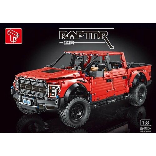 Конструктор Техника Ford Raptor Red, 3249 деталей конструктор technic ford raptor 3249 деталей t5014