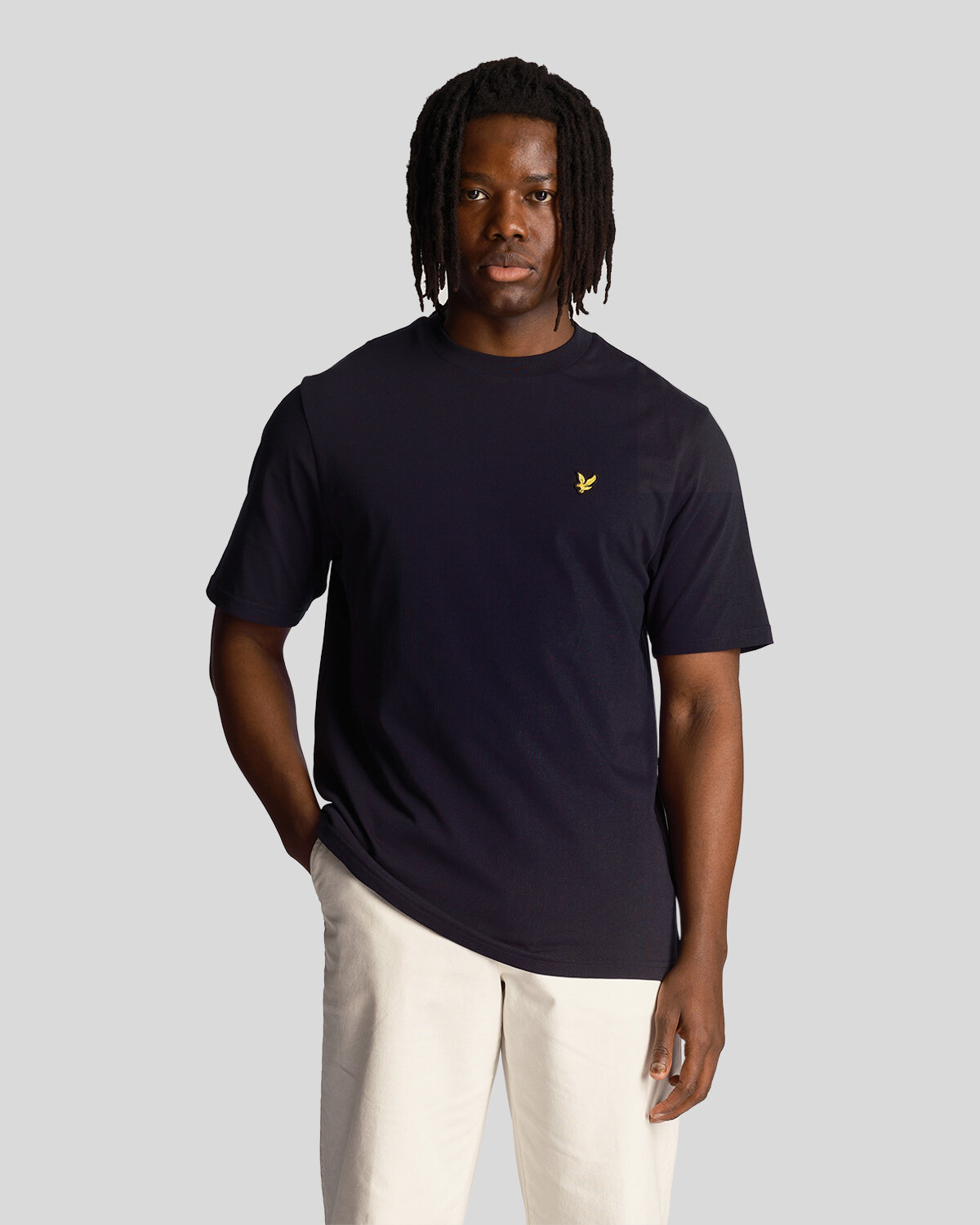 Футболка Lyle & Scott Oversized T-Shirt, размер L, черный, синий