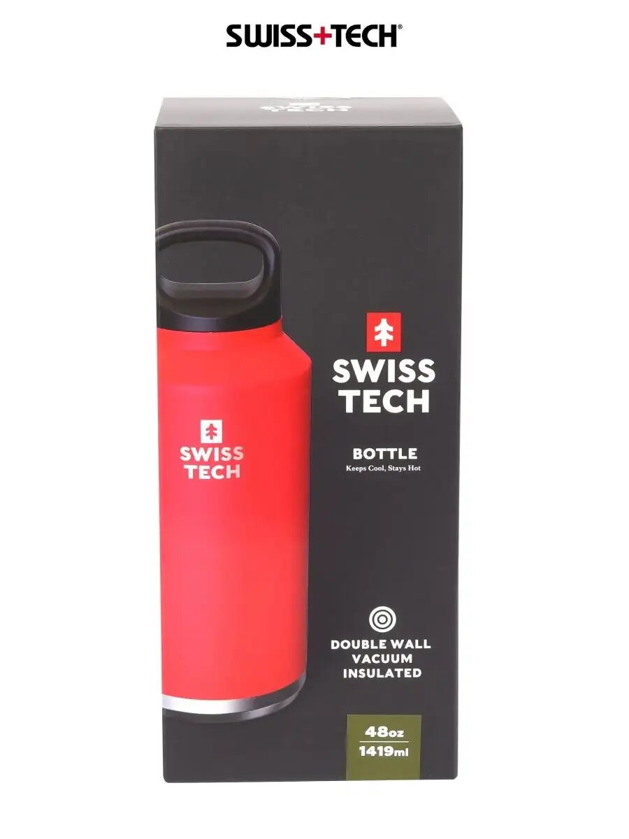 Термокружка, термостакан, термо фляжка 1400 мл ST075005, SWISS+TECH #ST075005 — фото 1