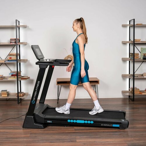 Беговая дорожка электрическая для дома OXYGEN FITNESS EMERALD LED TFT 10