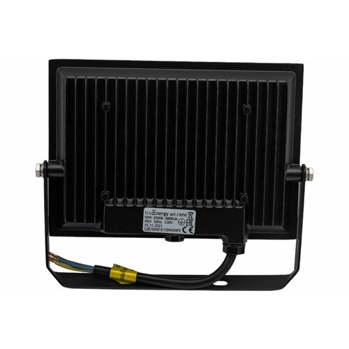 TruEnergy Прожектор светодиодный IP65 50W 6500K 4000Lm 187x133мм черный алюминий 13050