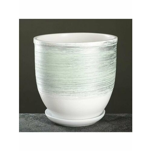 Горшок цветочный Бабл гам с поддоном 5л 1406₽