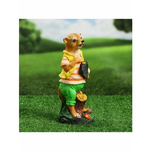 Садовая фигура Суслик с топором 26х10х10см 1476₽