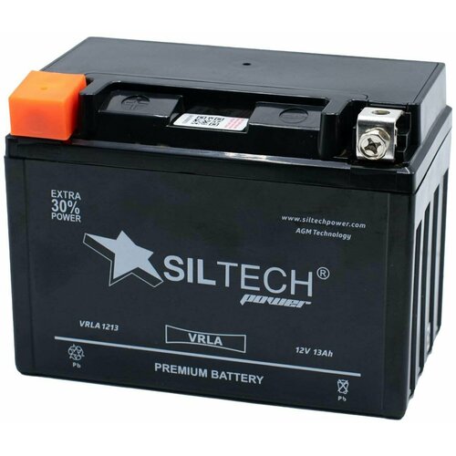 Аккумулятор SILTECH VRLA1213 12V13AH п. п. (YTZ14S. YTZ12S) д150ш86в111/210