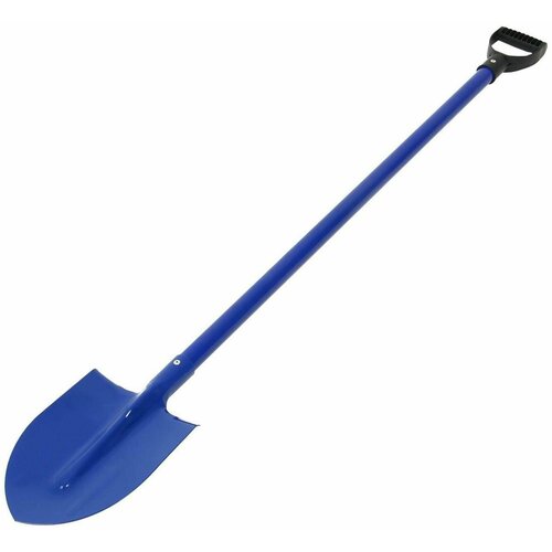 Лопата штыковая, острая, L 142 см, металлический черенок с V-ручкой