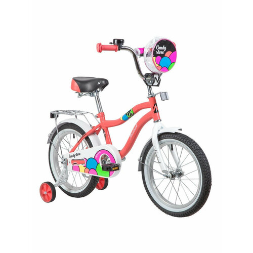 Велосипед детский 16 Novatrack Candy коралловый 9486₽
