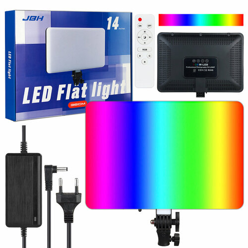 Видеосвет Осветитель PM-36 с регулировкой цвета и яркости профессиональный свет RGB на штативе JBH 389900₽