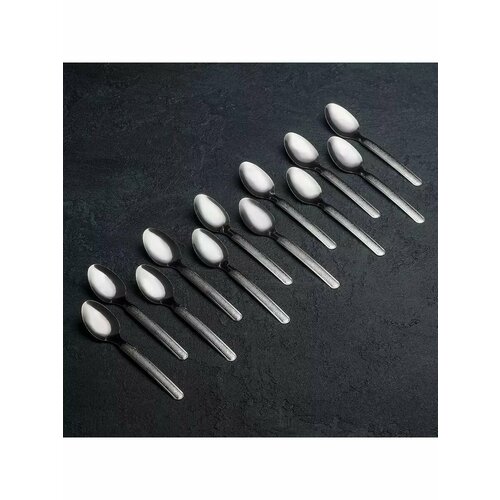 Набор ложек чайных 12 шт 14 см Крапинка 644₽