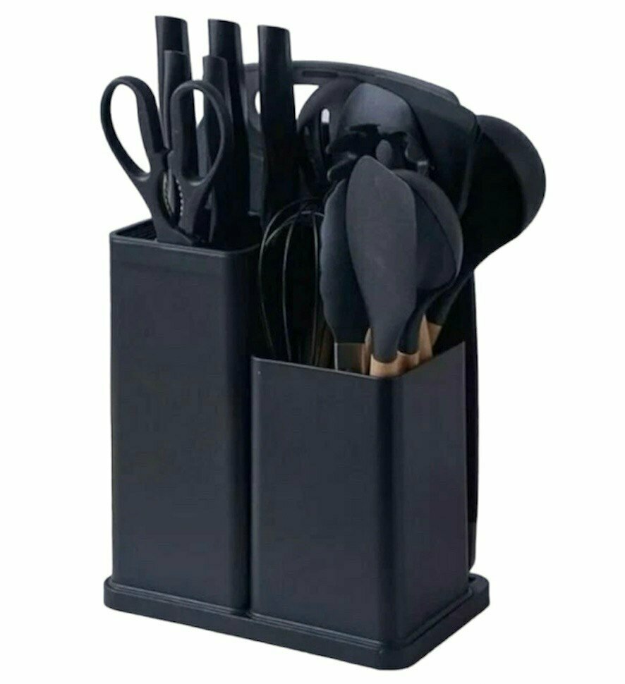 Изображение Кухонный силиконовый набор принадлежностей 19 штук