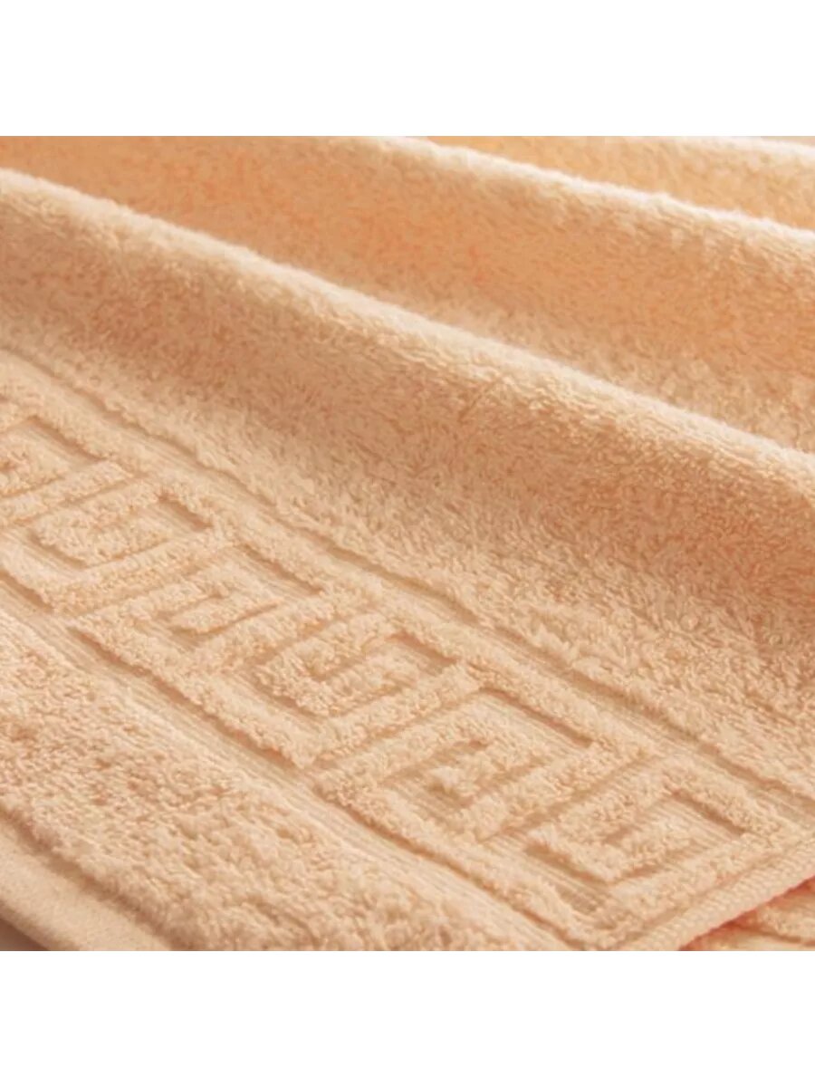 Полотенце махровое банное 430гр бежевое — фото 1