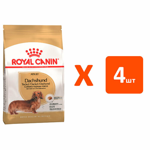ROYAL CANIN DACHSHUND ADULT для взрослых собак такса 7,5 кг х 4 шт
