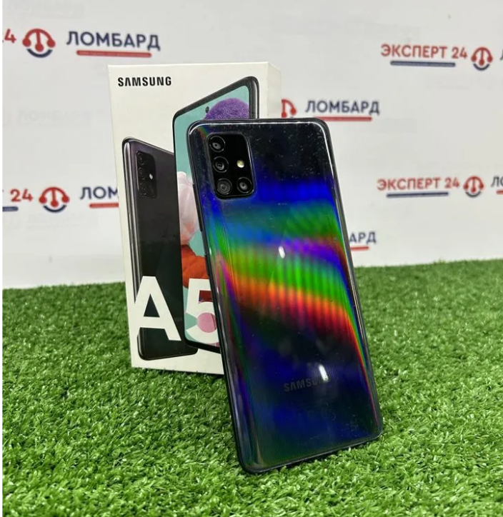 Смартфон Samsung Galaxy A51 4/64 ГБ, Dual nano SIM, черный — фото 1