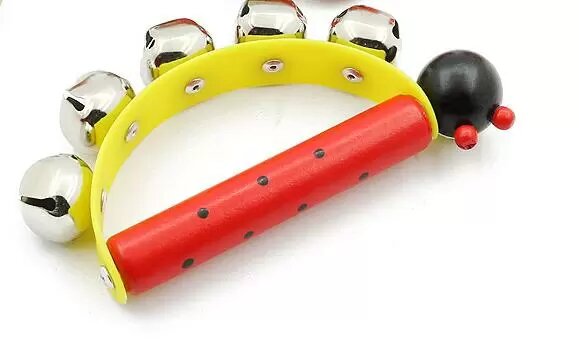 Бубенцы МДИ детские, деревянные, с металлическими элементами, для развития моторики