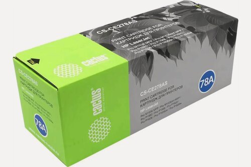 Изображение товара Cactus CS-CE278AS CE278A черный лазерный картридж для HP LaserJet P1566/P1606w 2100 стр.