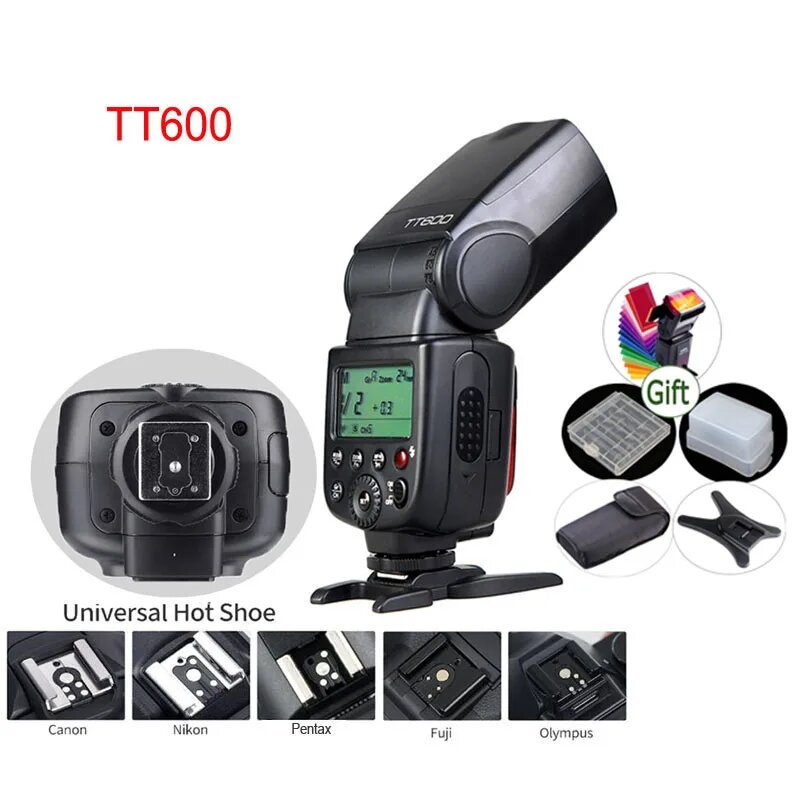 Вспышка Godox TT600 для цифровой камеры