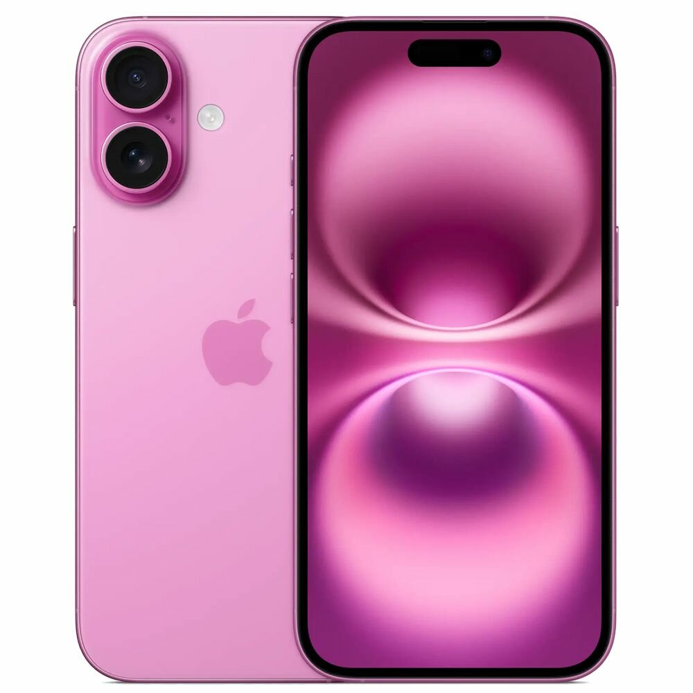 Смартфон Apple iPhone 16, nanoSIM+ eSIM, OLED-экран 6.1", 128GB, без RuStore