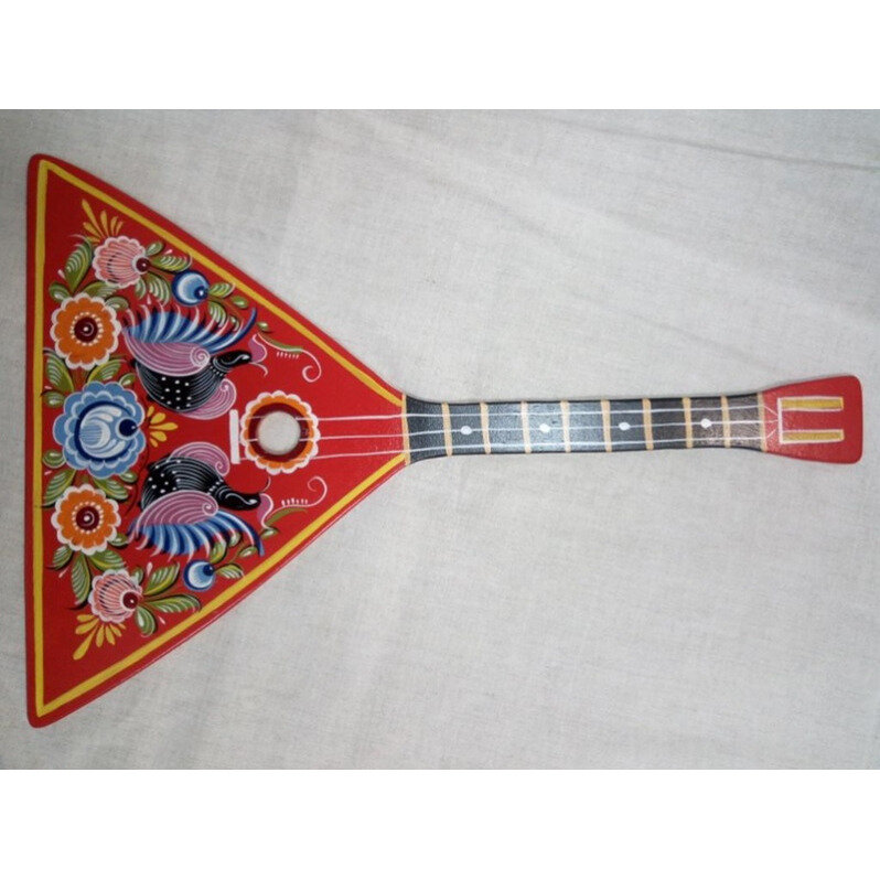 Балалайка сувенир детская Мастерская Сереброва MS-K2-BL-01 — фото 1