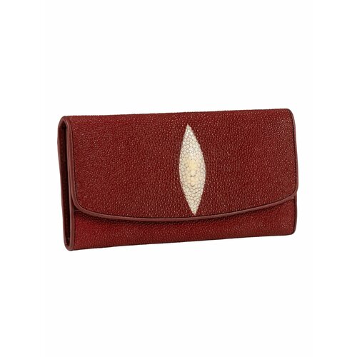 Кошелек Sefaro, фактура зернистая, бордовый