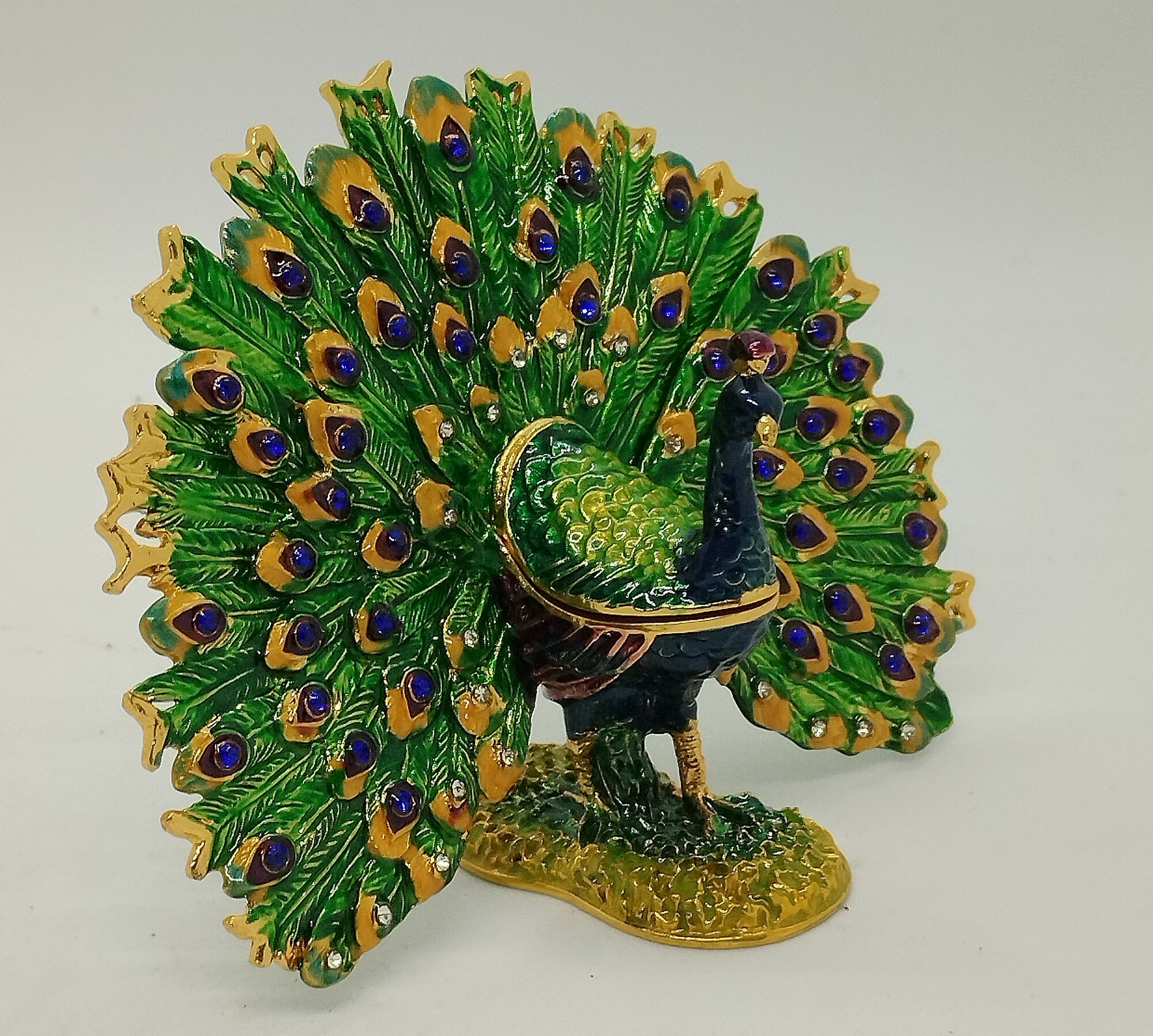 Шкатулка Фаберже "Павлин" ВР76 — фото 1