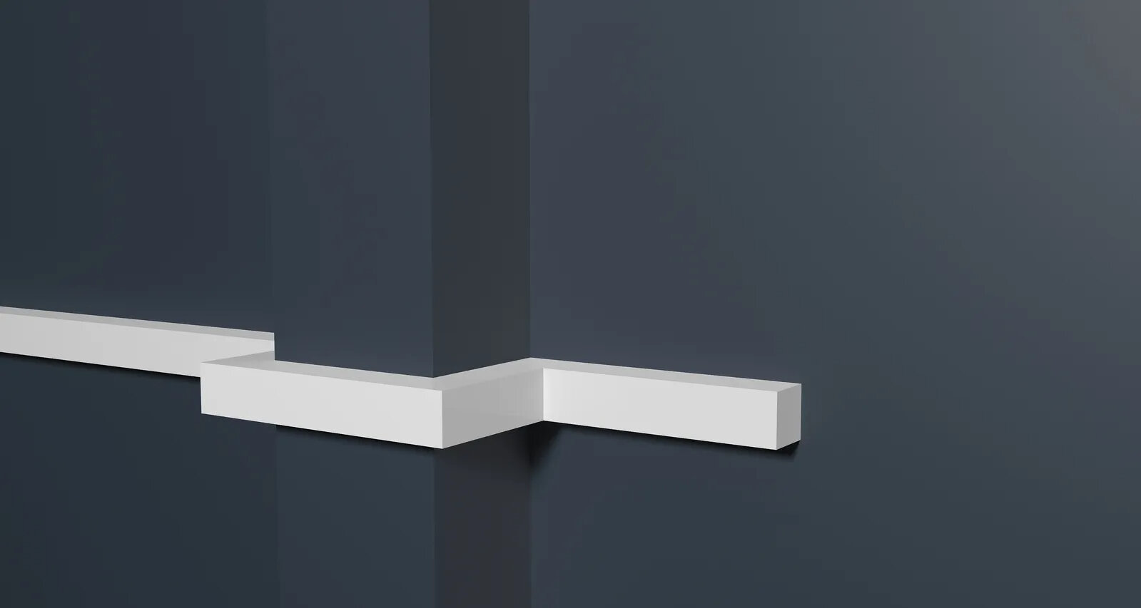 Молдинг Decor Dizain DD621 дюрополимерный влагостойкий под покраску длина 2 м 1 шт.